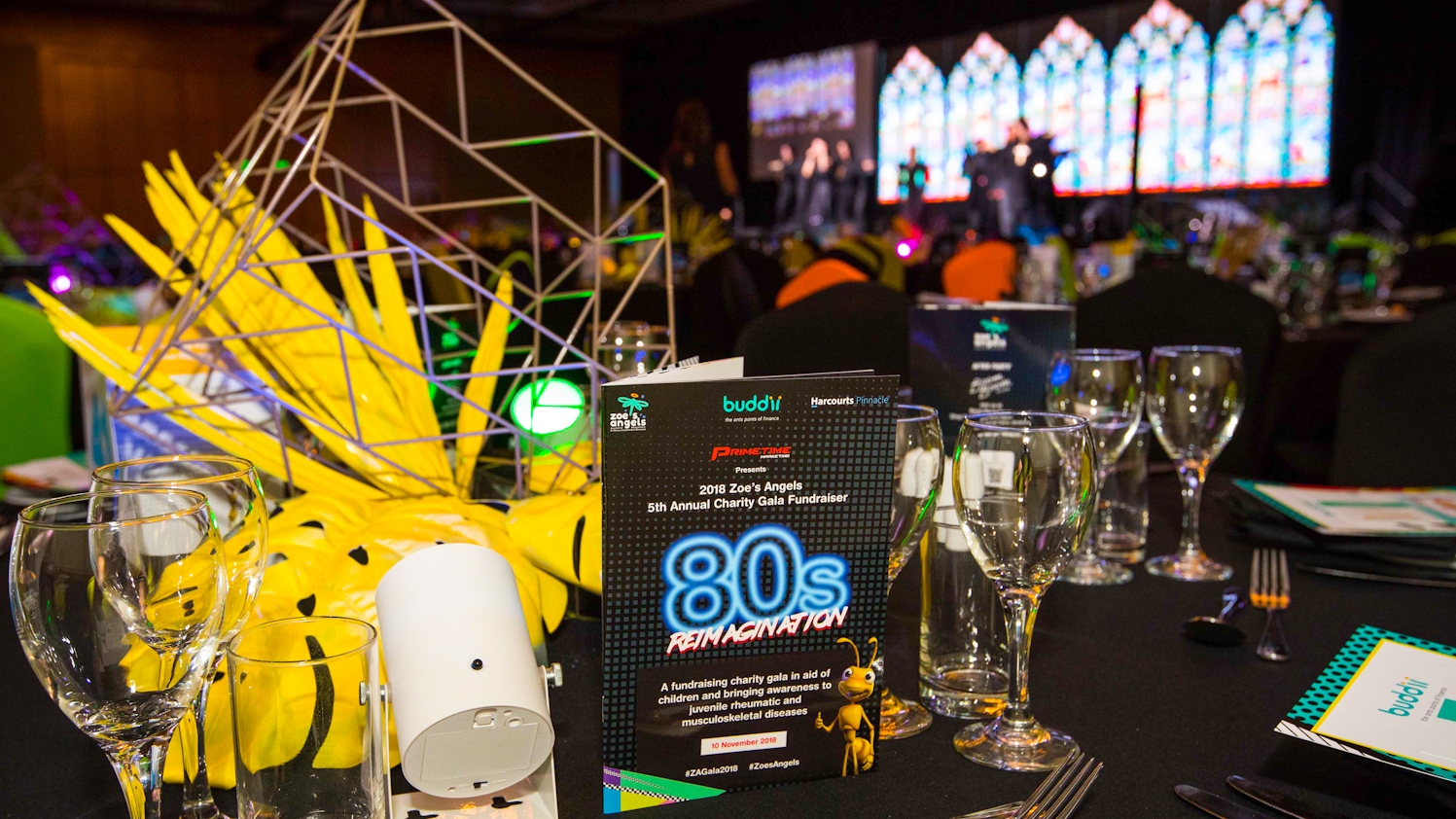 80s Theme Charity Fundraising Gala for Zoe's Angels Charity captured by Brisbane Event Photographer