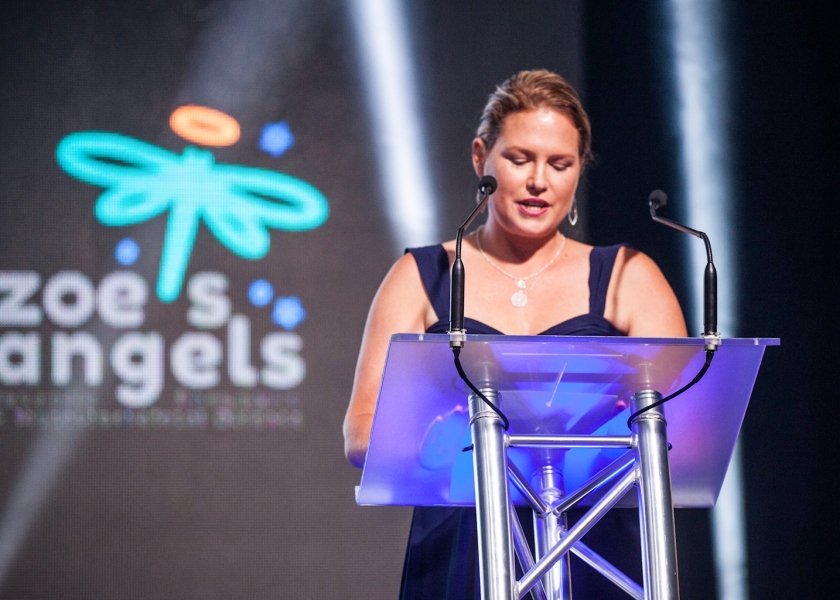 Founder of Zoe's Angels Charity Event held at the Sofitel Hotel in Brisbane