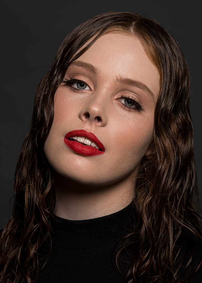 Beauty Model Portriat Headshots at de la Cruz Photography Studio in Brisbane