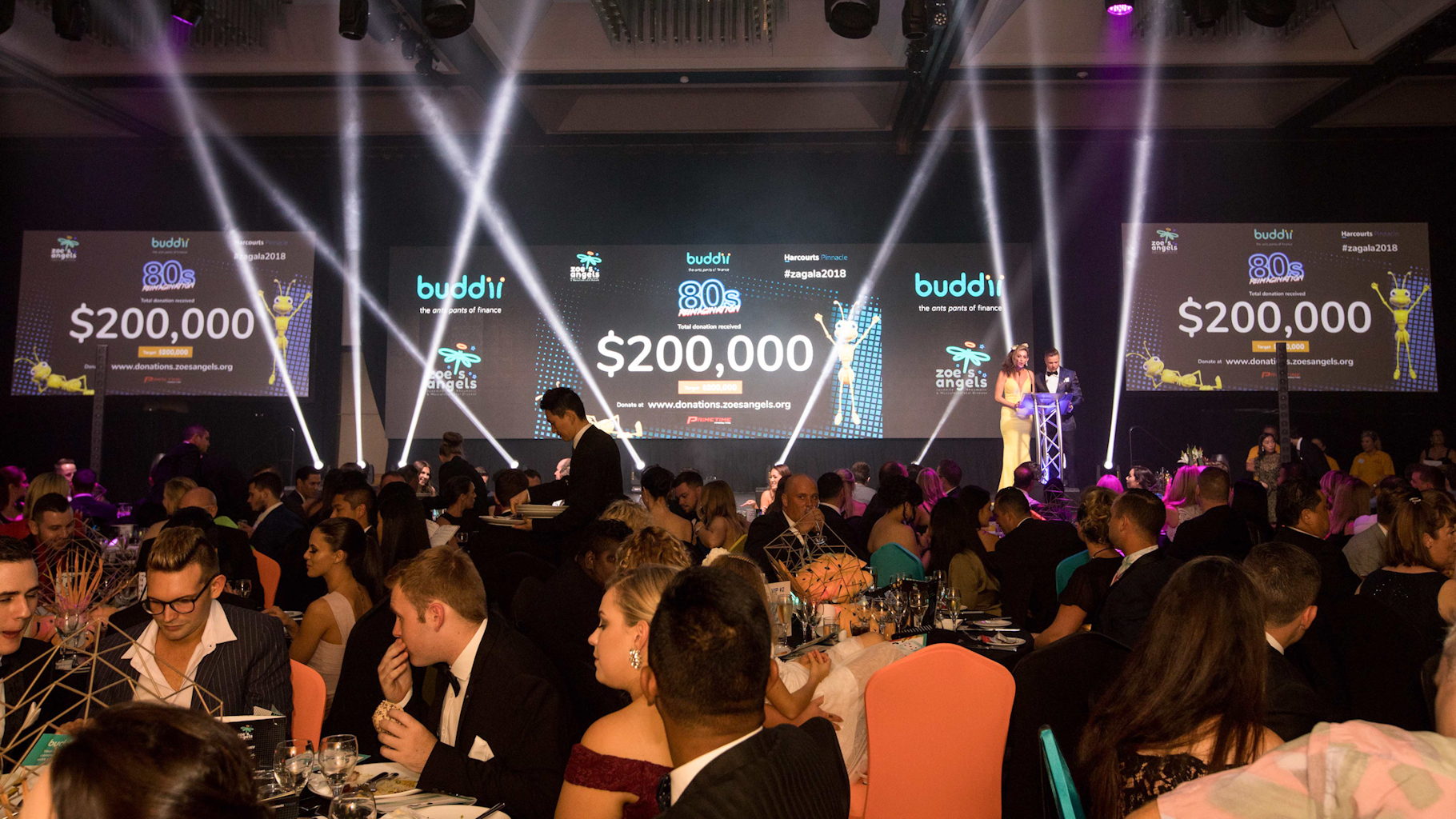 Fundraising for Zoe's Angels Charity Gala held at the Sofitel Brisbane captured by Brisbane Event Photographer